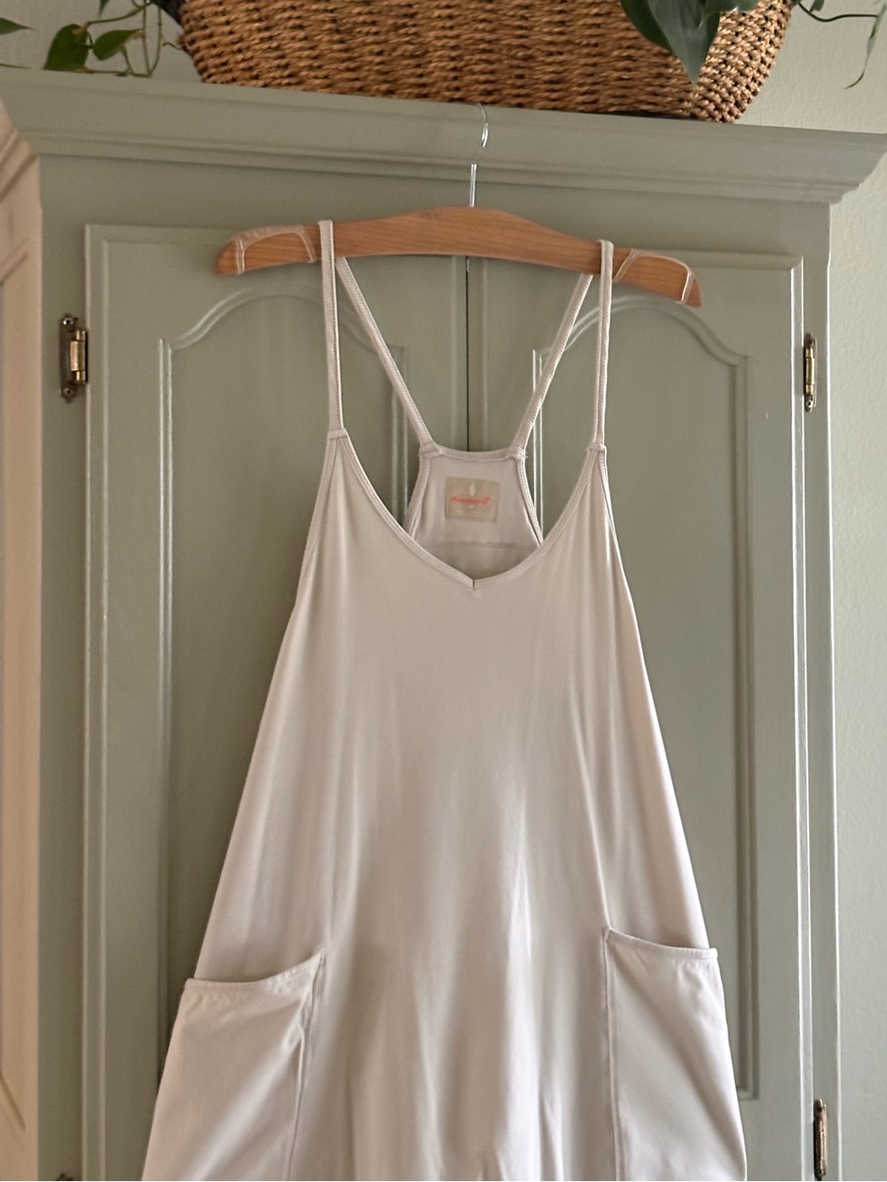 FP MOVEMENT by Free People Hot Shot Onesie | Sage Stone | Size XS - Picture 3 of 9